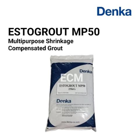 DENKA ESTOGROUT MP 50 25KG Multi Purpose Shrinkage Compensated Grout