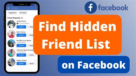 How To Find Facebook Hidden Friend List Youtube