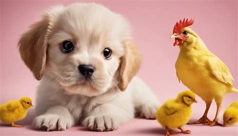 Pourquoi Les Animaux Tout Mignons Comme Les Chiots Chatons Et Poussins