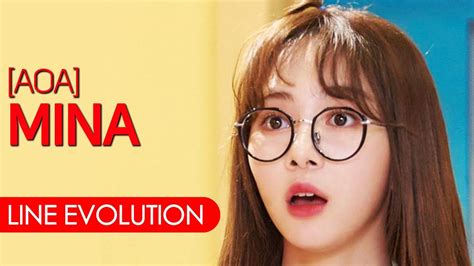 Aoa 에이오에이 Mina 민아 Line Evolution 라인 진화 Youtube