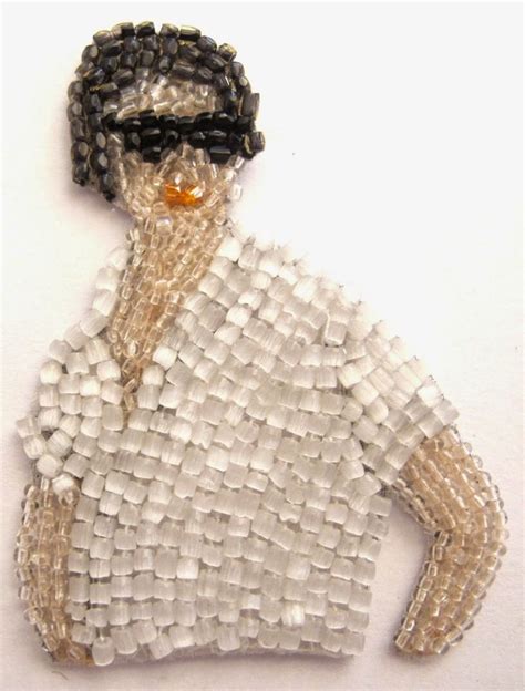 Broach Beaded In Sunglasses By Marianne Batlle Broche En Perles