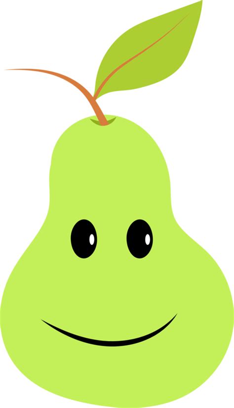 Cute Cartoon Pear Fruit Hand Drawn Illustration 12589374 PNG