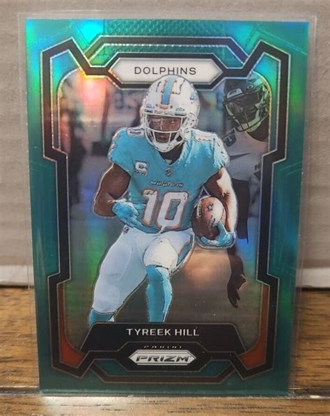 Panini Prizm Tyreek Hill Green Prizm Miami Dolphins Color