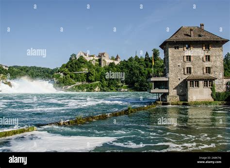 The Rhine Falls The Most Powerful Waterfall In Europe Are Located On