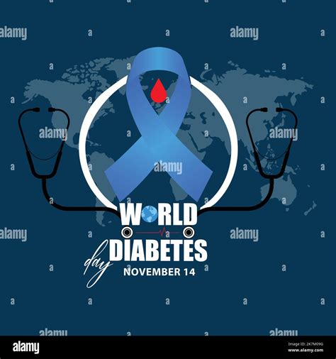 World Diabetes Day November 14 Vector Illustration Stock Vector Image