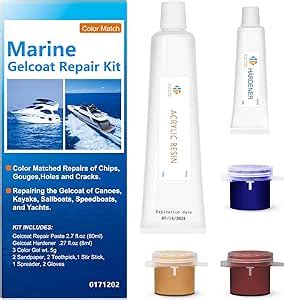 Amazon Hometinker Gel Coat Repair Kit For Boats Color Match