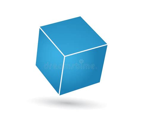 Blue Cube Abstract Backgrounds Stock Vector Illustration Of Light