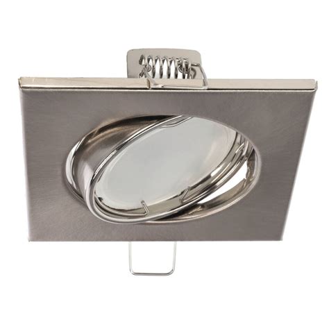 VIERA Nickel IP20 Square Recessed Ceiling Recessed Spot Luminaire