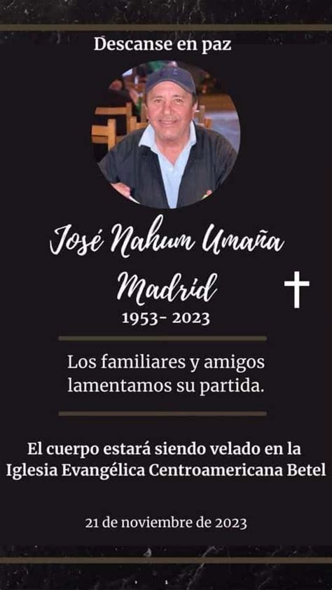 Muere El Periodista Jos Nah M Uma A Madrid En Cop N