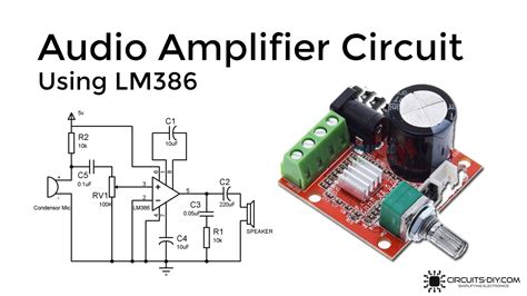 Lm386 Stereo Audio Amplifier Circuit Circuit Diagram