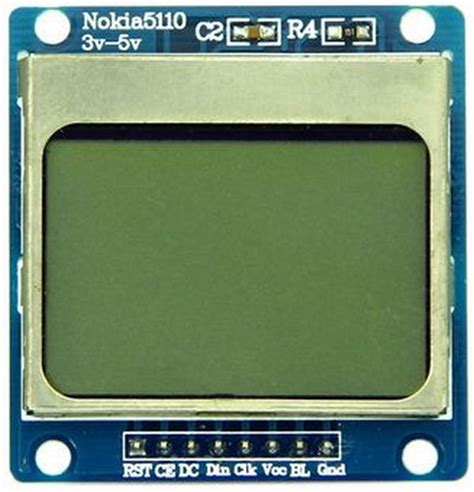 DISPLAY LCD NOKIA 5110 PARA ARDUINO Cinestec