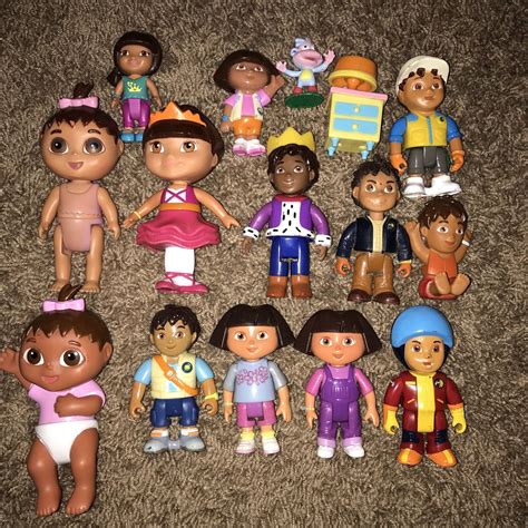 Mattel Toys Viacom Mattel Set Of Dora The Explorer Figures Hot Sex Picture