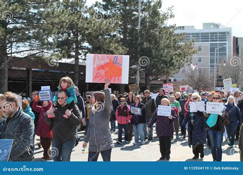 March For Our Lives Rally Worcester Ma March 2018 Editorial Stock