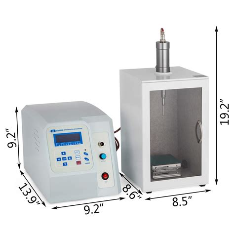 Buy VEVOR Ultrasonic Homogenizer 1 200ML Lab Ultrasonic Sonicator