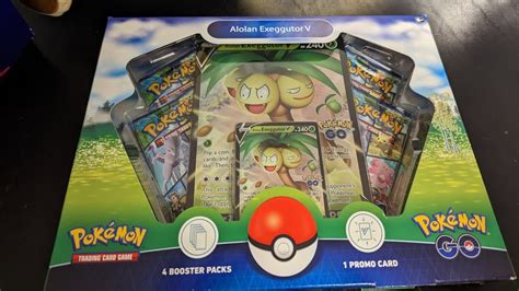 Unboxing Pokemon Go Alolan Exeggutor V Box YouTube