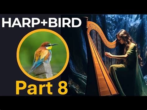 1 Hour Harp Music With Bird Singing Part 8 Instrumental For