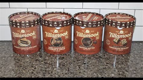 Tillamook Ice Cream German Chocolate Cake Cookies Cream Brownie