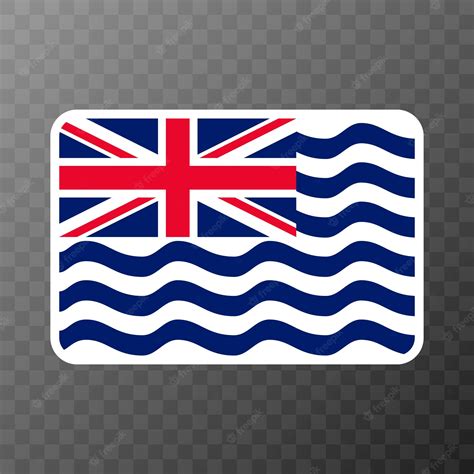 Premium Vector British Indian Ocean Territory Flag Official Colors