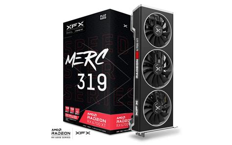 Xfx Speedster Merc 319 Amd Radeon™ Rx 6700 Xt Black Gaming Graphics Card With 12gb Gddr6 Hdmi