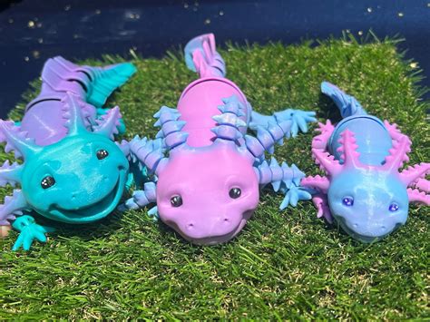 New Axolotl Articulating Gils Etsy