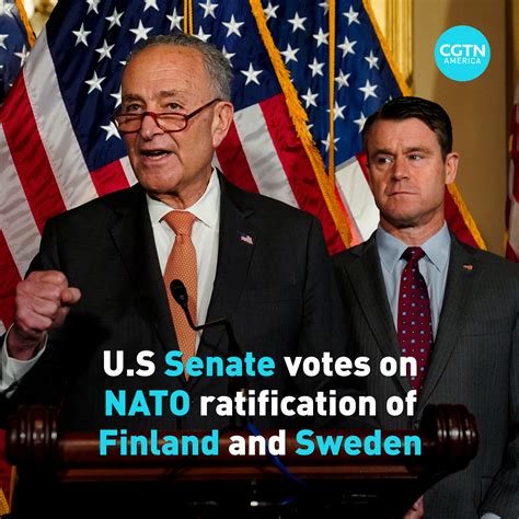 Cgtn On Twitter U S Senate Supports Nato Ratification Of Finland And