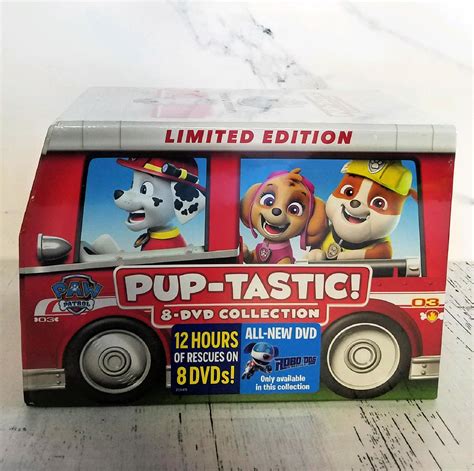 Paw Patrol Pup Tastic Dvd Collection Limited Edition Marshall S