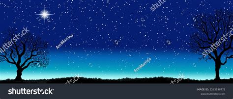 Watercolor Illustration Night Sky Stars Banner Stock Illustration 2263198771 | Shutterstock