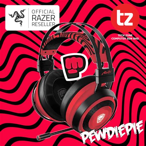 The PewDiePie Headset - Razer Nari Ultimate PewDiePie Edition