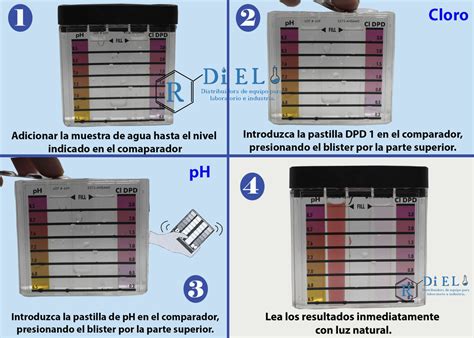 Kit Comparador Visual Para Determinar Cloro Libre Y Ph Xx Lamotte