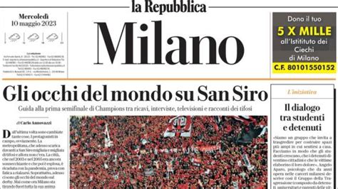 Milan Inter l attesa è finita La Repubblica Milano Gli occhi del