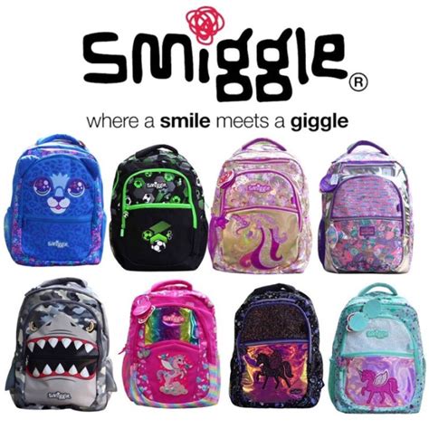 Smiggle School Bag Original Smiggle Backpack Beg Sekolah Beg Sandang Beg Cute Comel Size L 42cm