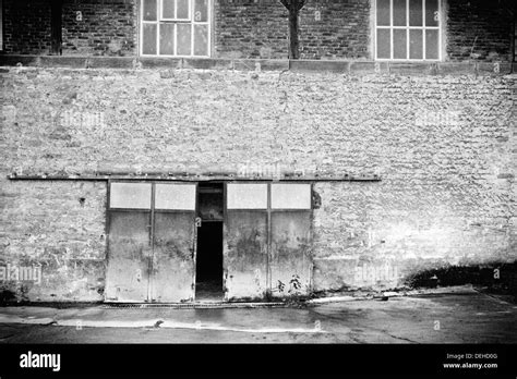 Old Factory Entrance Stock Photo Alamy