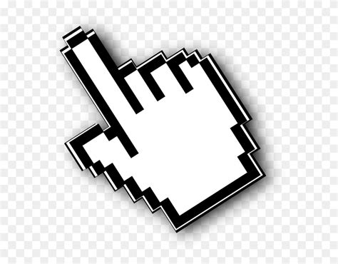Указатель Руки Привет - Курсор Руки Png - FlyClipart