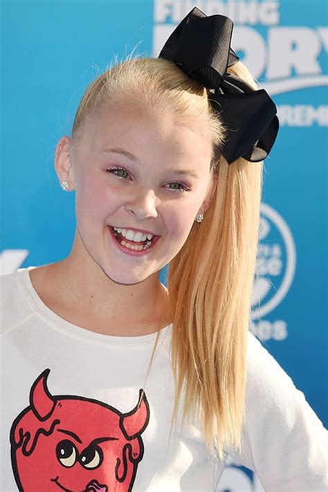 Jojo Siwa Straight Golden Blonde Hair Bow High Ponytail Ponytail