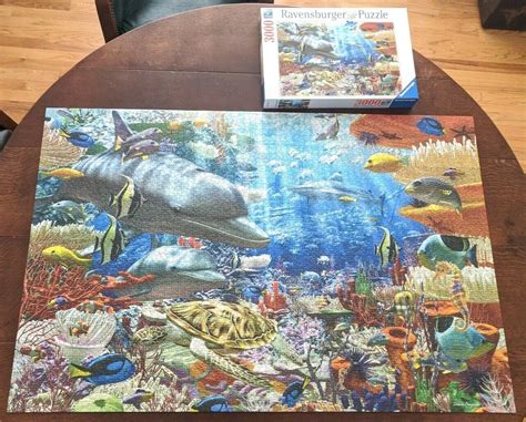 Ravensburger Puzzle 3000 Pieces 2004 Oceanic Wonders 48”x32” No 17 027 2 Ebay