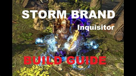 Path Of Exile Storm Brand Inquisitor Build Guide Shock Shatter