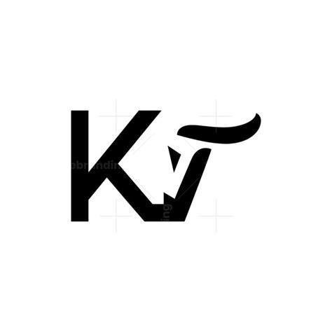 Letter K Bull Logo Bull Logo Lettering Logo