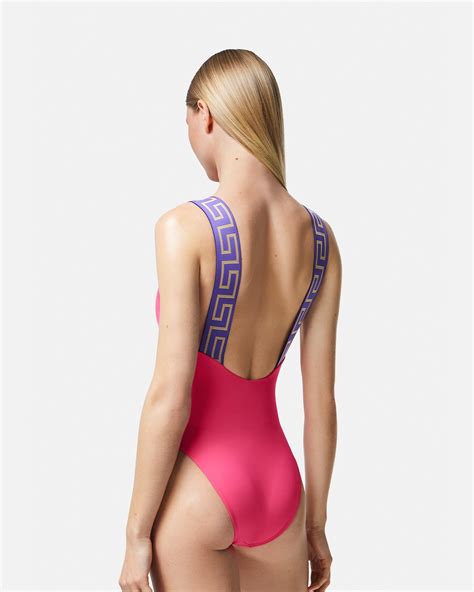 Versace Greca Border One-Piece Swimsuit for Women | US Online Store