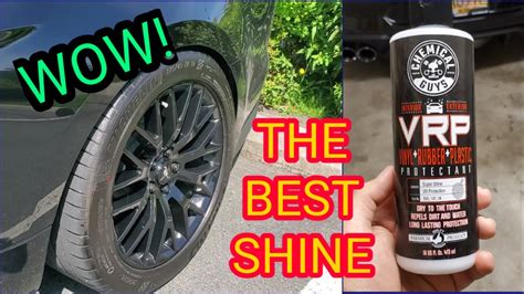 Chemical Guys Vrp Review And Results Vinyl Rubber Plastic Shine Youtube