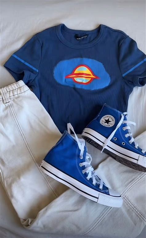 blue converse outfit | Outfits with converse, Teen fashion outfits, Retro outfits