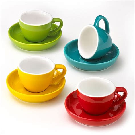 Espresso Cups And Saucers By Easy Living Goods Ounce Demitasse For