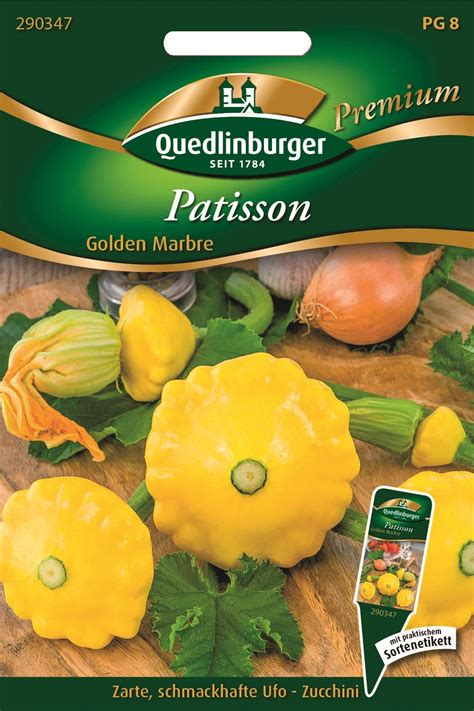 Patissonzucchini Golden Marbrecucurbita Pepo L Patisson Sind