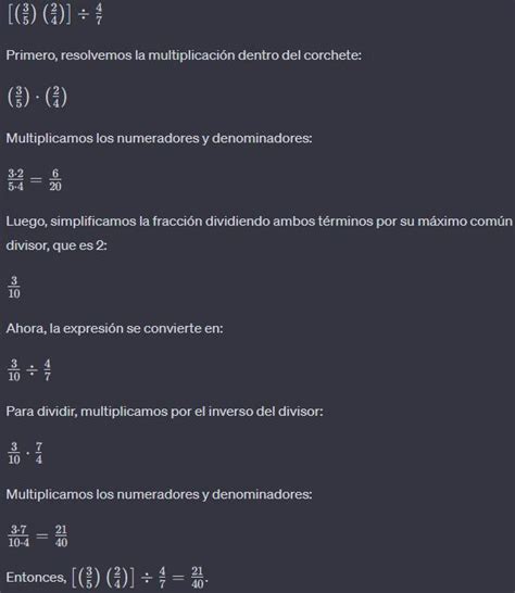 63 Calcula el resultado de la siguiente operación 3 5 2 4 4 7