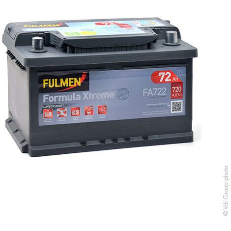 Fulmen Batterie Voiture Fulmen Formula Xtreme Fa V Ah A