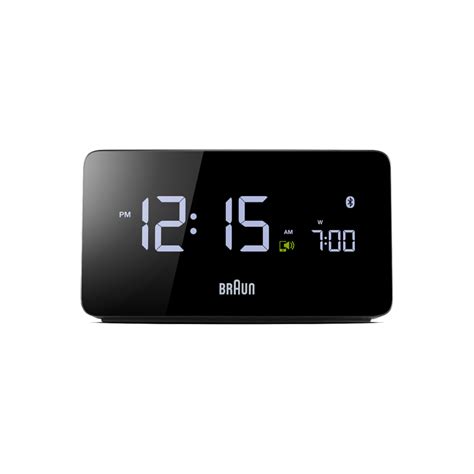 Braun Bluetooth Alarm Clock Gessato Design Store