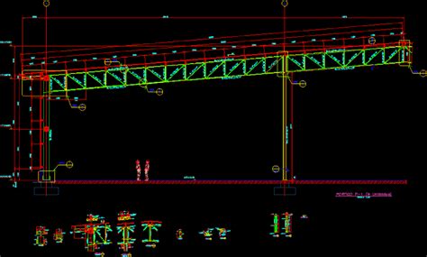 Planos De Estructura Metalica En Dwg Autocad Estructuras De Acero