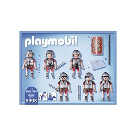 Playmobil Romanos Y Egipcios Legionarios Playset De Figuras De