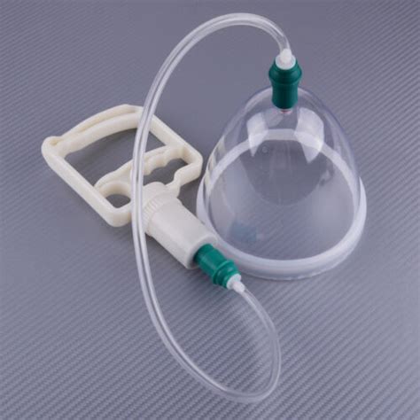 Dual Suction Cup Female Breast Pump Enlargement Manual Sucker Massage