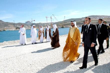 Moroccan King Mohammed Vi Inaugurates Tangier Editorial Stock Photo