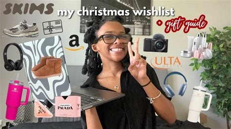 my christmas wishlist gift guide 2023 soft girl edition ᥫ